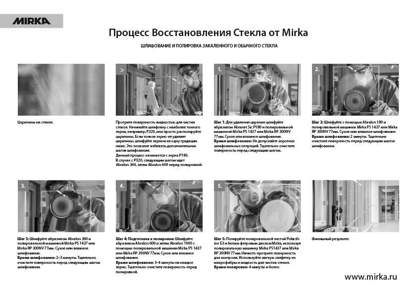 mirka a4 process vosstanovleniya stekla listovka 2016 copy - Листовка "Процесс восстановления стекла от Mirka"